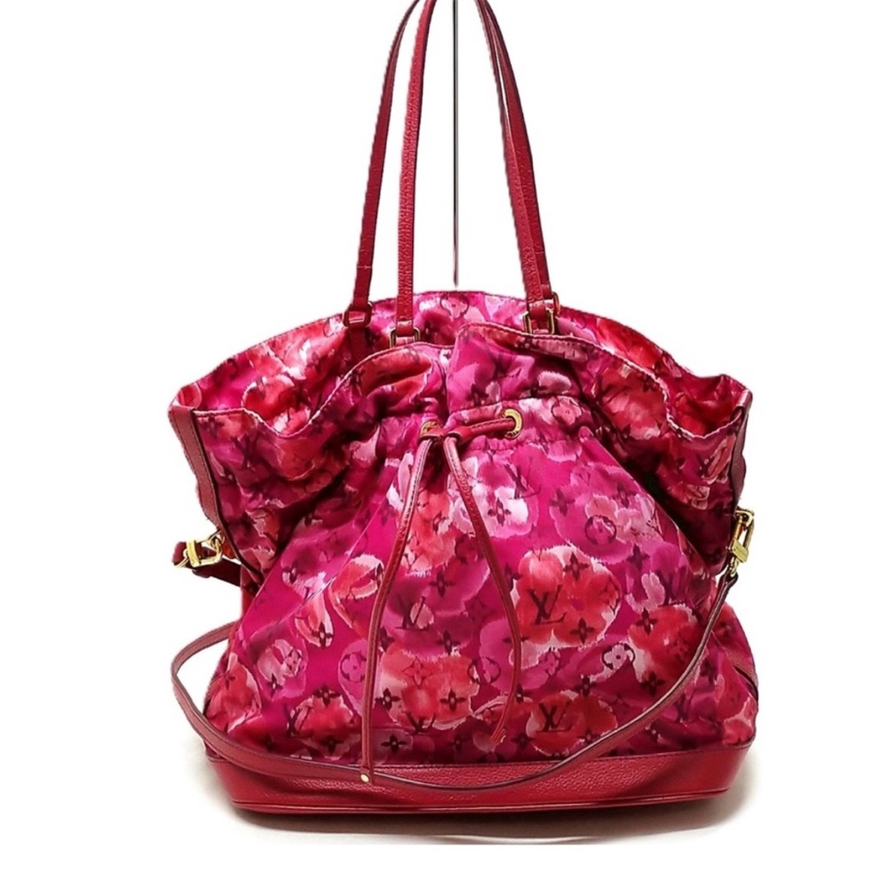 Louis Vuitton Limited Edition Poppy Flowers Drawstring Tote – Pink / Fuchsia - Picture 8 of 8